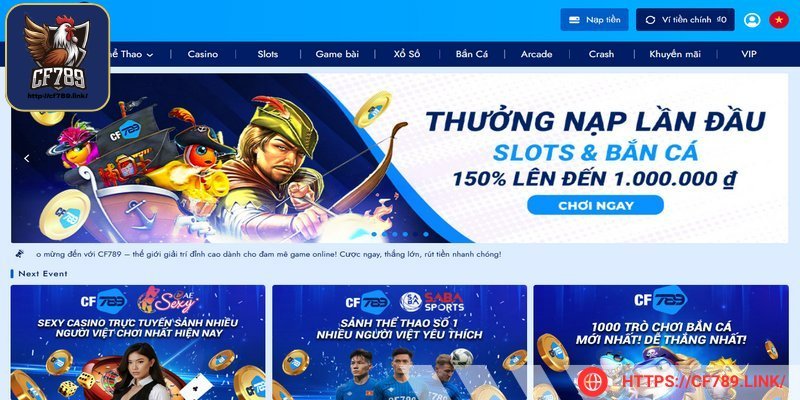 Trang web cung cấp đa dạng chuyên mục giải trí