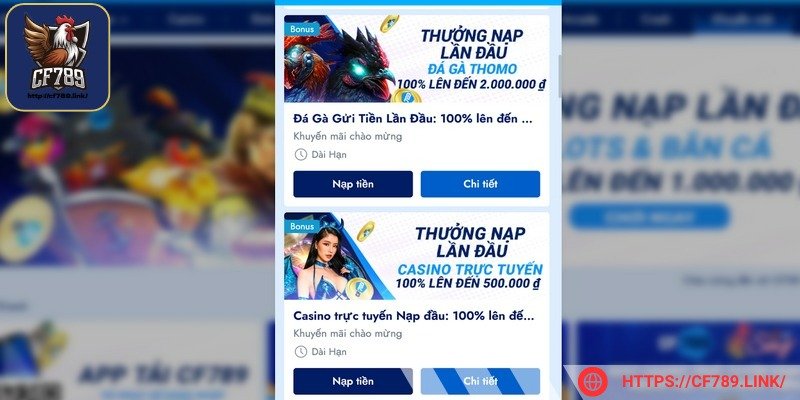 Thưởng nạp lần đầu 